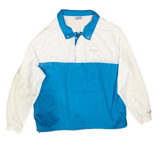 Columbia Tech Omni-Shade Pull Over Light Weight 1/4 Snaps Men’s Jacket 2XL - Picture 1 of 13